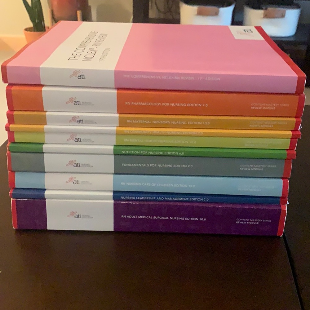 Entire ATI nursing book set